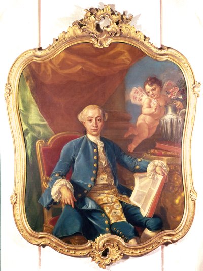 Giacomo Casanova (1725-98) von Anton Raphael Mengs